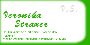veronika stramer business card